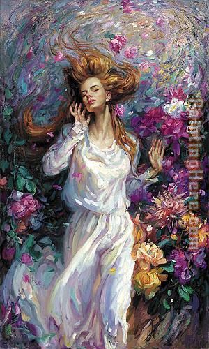 WINDS OF LOVE painting - Cao Yong WINDS OF LOVE art painting